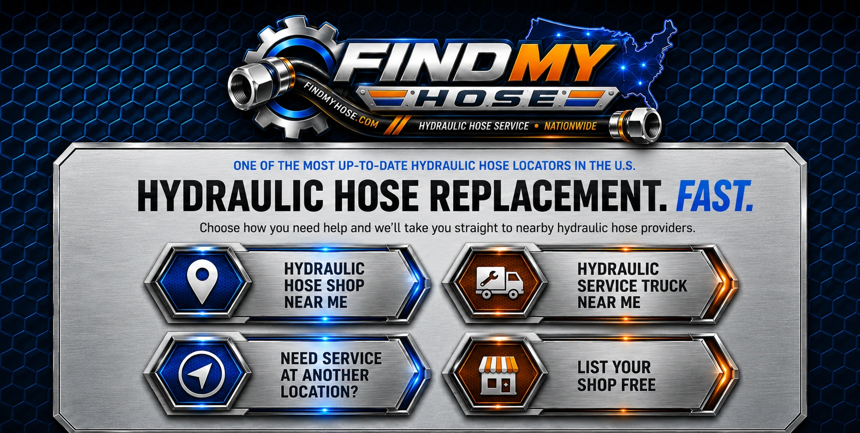 FindMyHose nationwide hydraulic hose locator